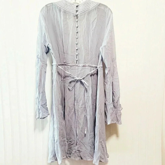 Anthropologie Size M Gray Ghost London Belled Peasant Dress NEW! - Picture 10 of 10